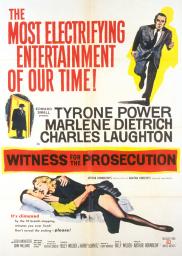 Random Movie Pick - Witness for the Prosecution 1957 Poster