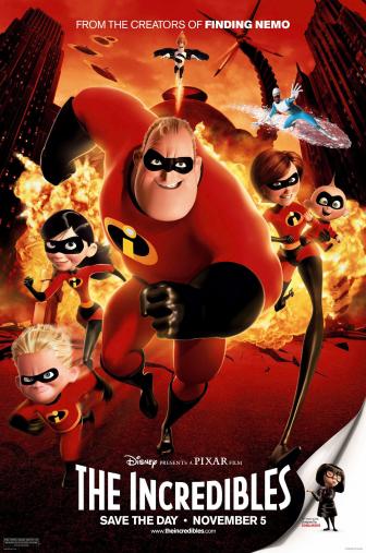 Random Movie Pick - The Incredibles 2004 Poster